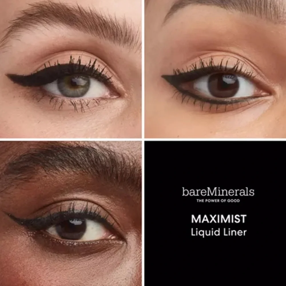 NIB bareMinerals MAXIMIST Black Liquid Eyeliner $24